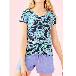 Lilly Pulitzer Baybreeze Linen Shorts XXS